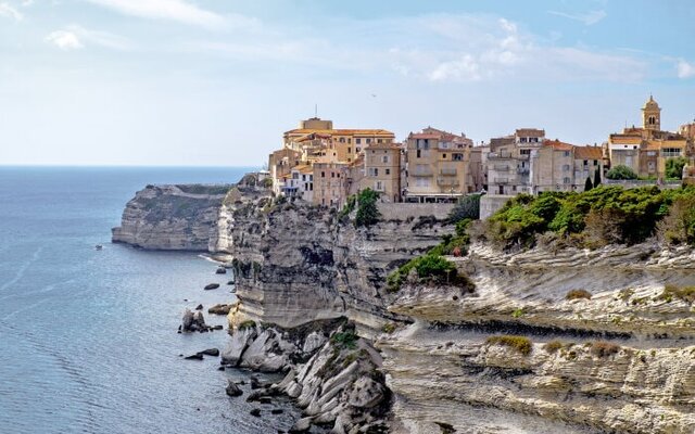 Bonifacio auf Korsika: Die Altstadt am Klippenrand