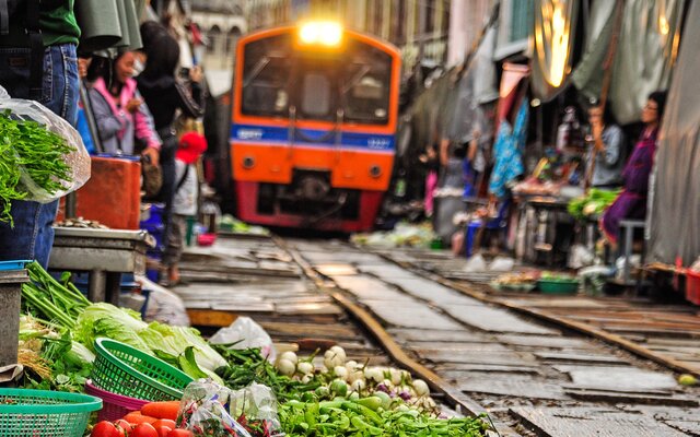 Mae Klong Railway Market