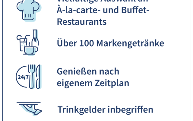 Die Mein Schiff ® Premium-Inklusivleistungen machen den Unterschied.