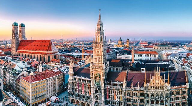 München mit dem ÖBB Tagzug