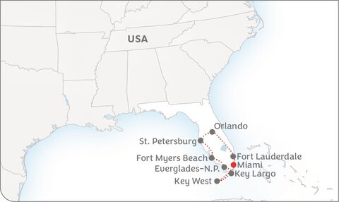 Mietwagenrundreise Florida Impresssionen