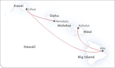 Mietwagenrundreise Traumhaftes Hawaii