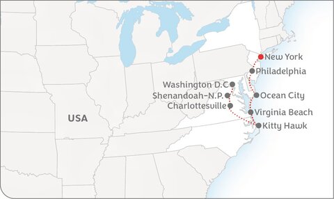 Mietwagenrundreise Die Vielfalt der Ostküste
