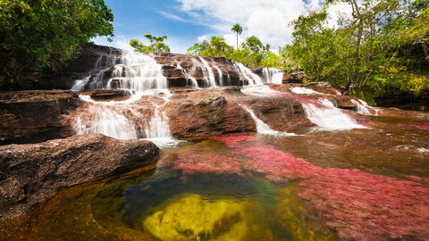 KOLUMBIEN Caño Cristales – einzigartiger Regenbogenfluss 