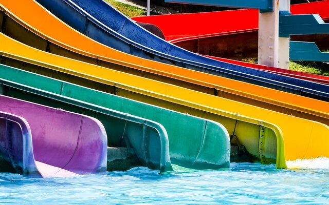 Unendlicher Wasserspaß: Yas Waterworld