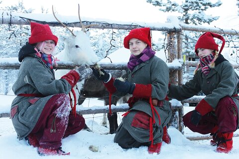 Winterferien in Lappland
